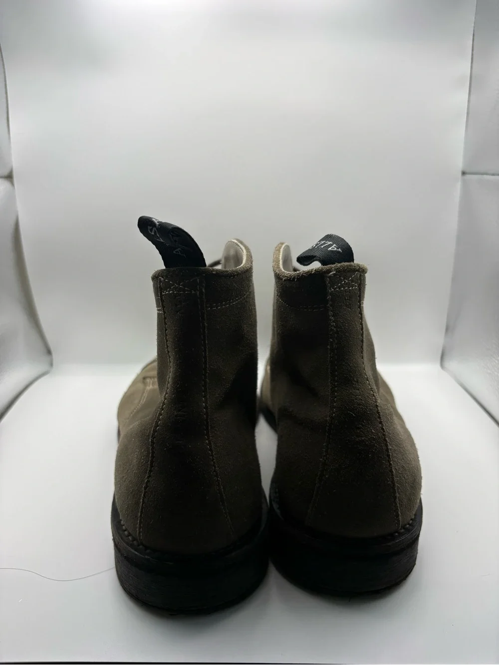 AllSaints Taupe Suede Chukka Boots